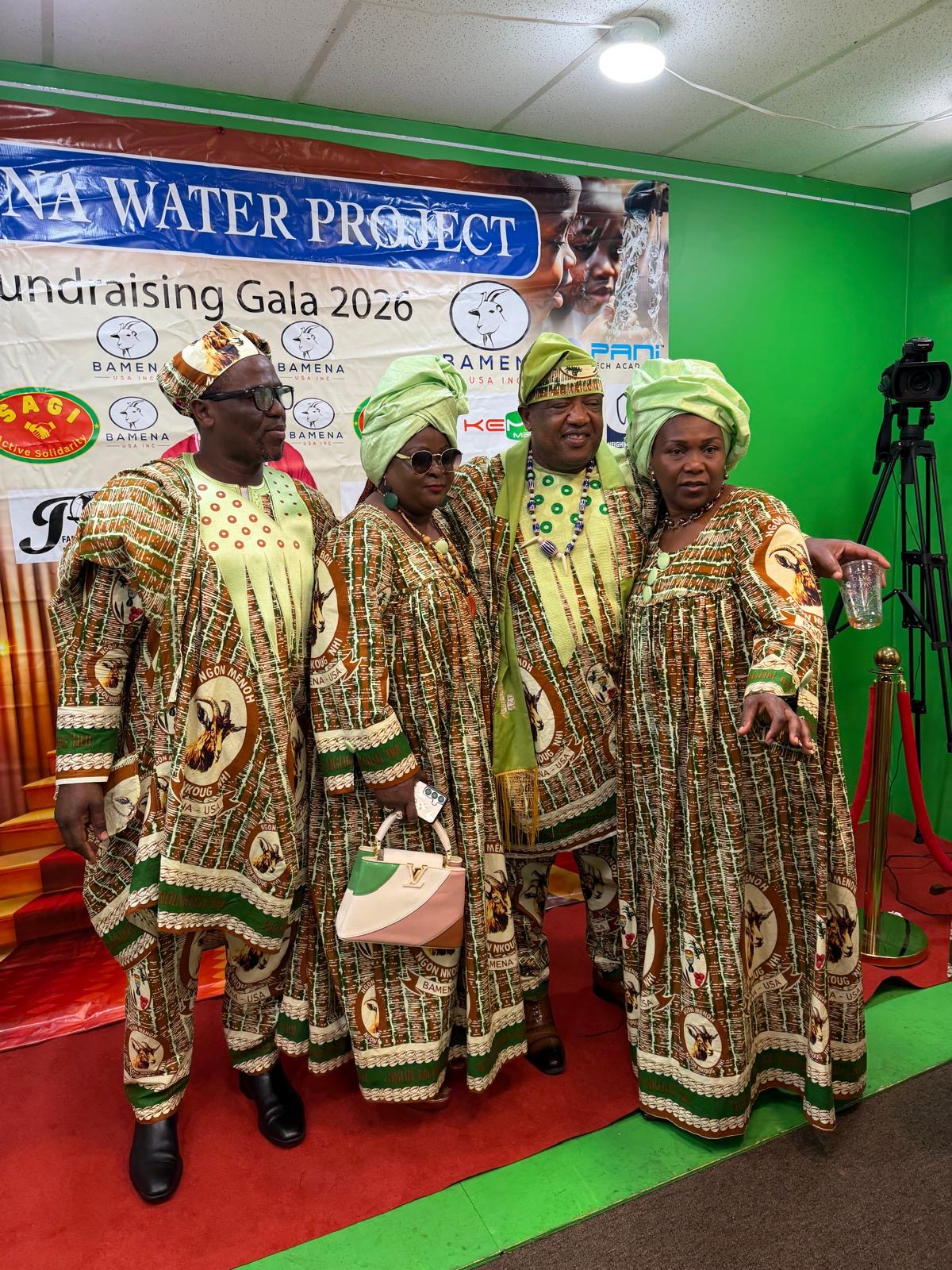Bamena-USA group portrait in traditional attire at the gala