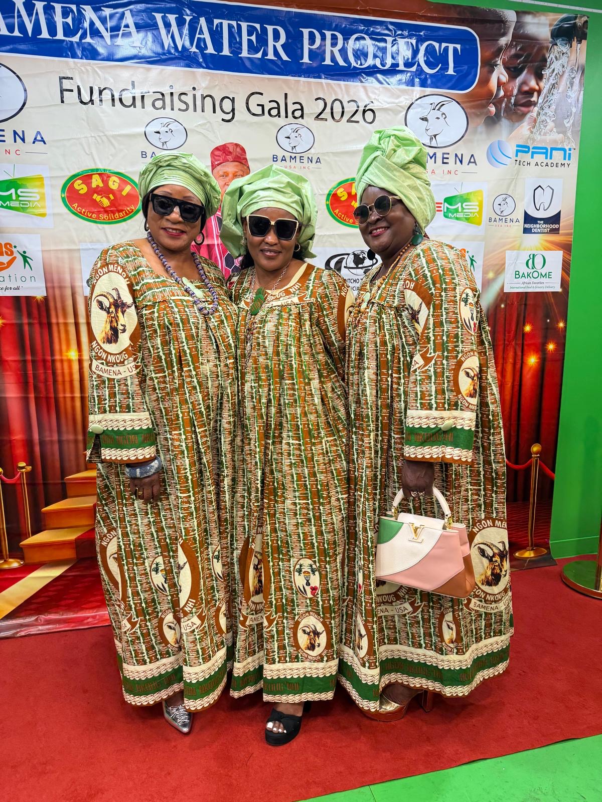 Bamena-USA community members celebrating at the Bamena Water Project fundraising gala