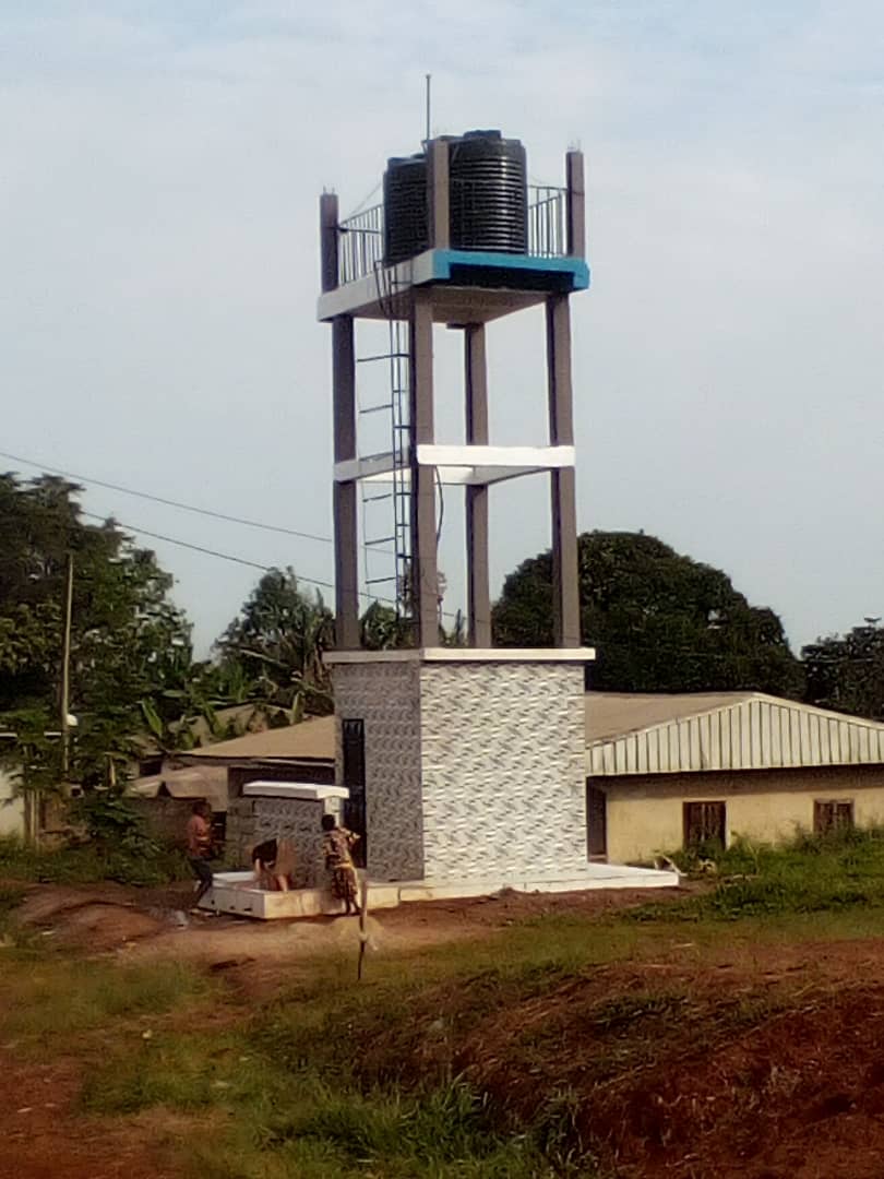 Bamena-USA completed water infrastructure project in Fop Louh