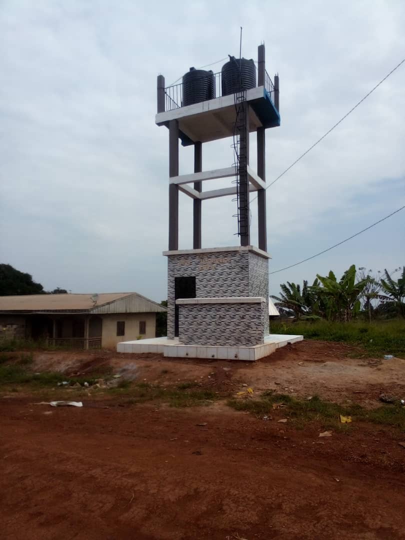Bamena-USA water tower project in Louh